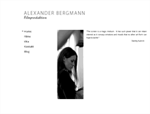 Tablet Screenshot of alexander-bergmann.com